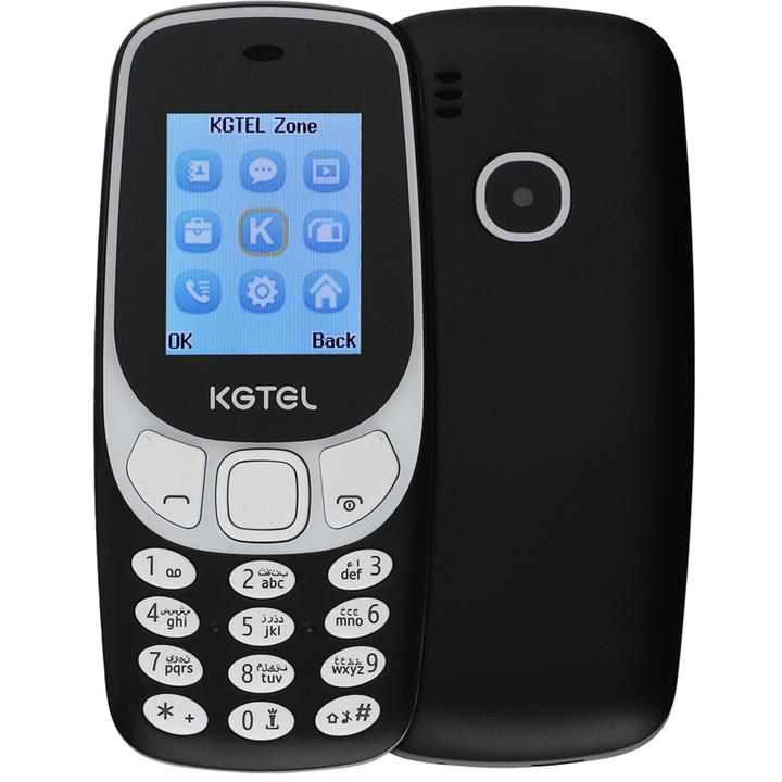 گوشی موبایل کاجیتل مدل KG3310 دو سیم کارت ظرفیت 32 مگابایت و رم 32 مگابایت Kgtel KG3310 Dual SIM 32MB And 32MB RAM Mobile Phone